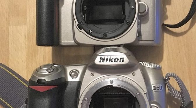 99p SLR v bargain bucket dSLR challenge  – Nikon F55 v Nikon D50