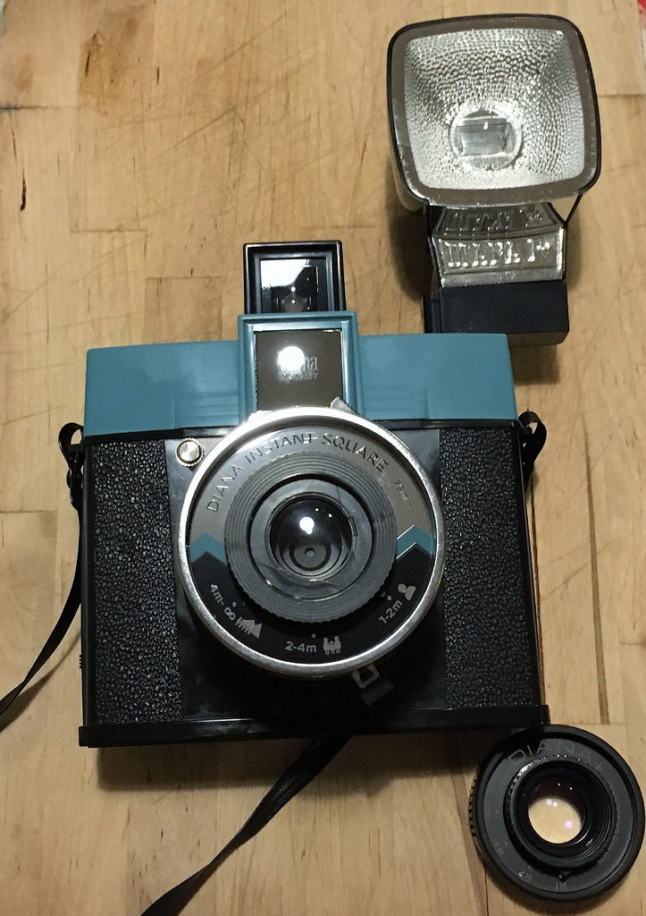 Lomography Diana Instant Square with Diana F+ flash