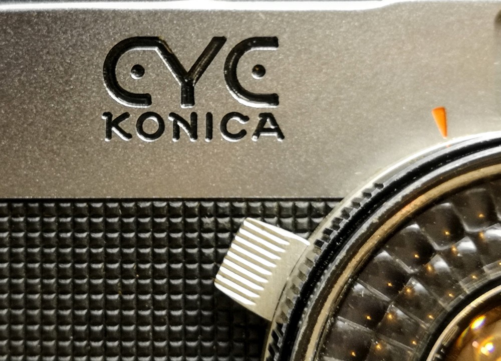 Close up of the Konica EYE