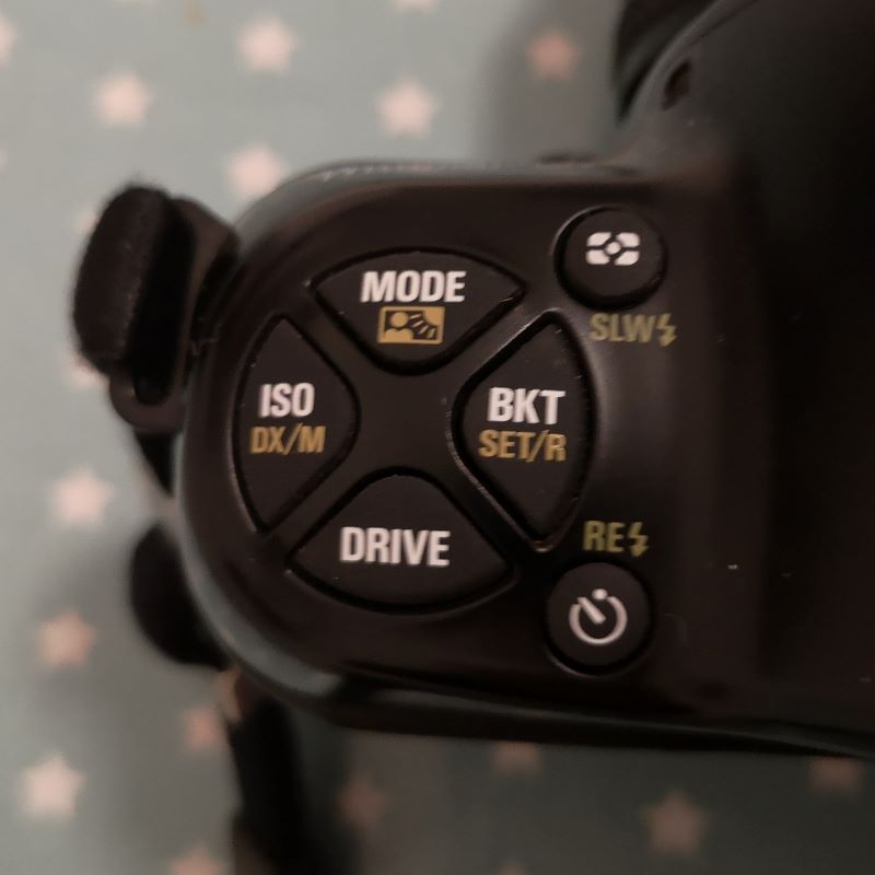 Mode Buttons on F-601M