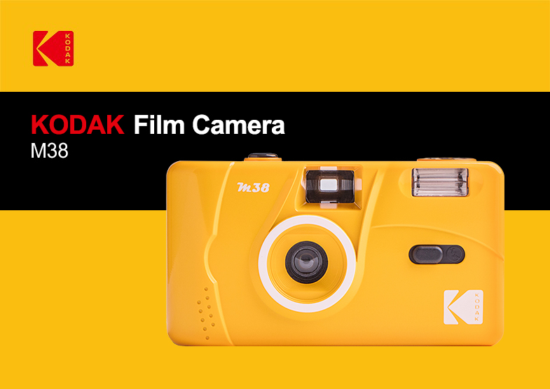  Kodak M35 35mm Film Camera, Reusable, Focus Free, Easy to Use,  Build in Flash and Compatible with 35mm Color Negative or B/W Film (Film  and AAA Battery NOT Included) (Candy