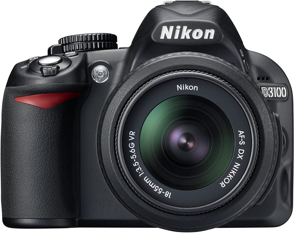 Nikon D3100 with 18-55mm AF-S DX VR lens