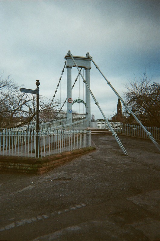Suspension Bridge IV. Cylo film camera with 400UC. 2024