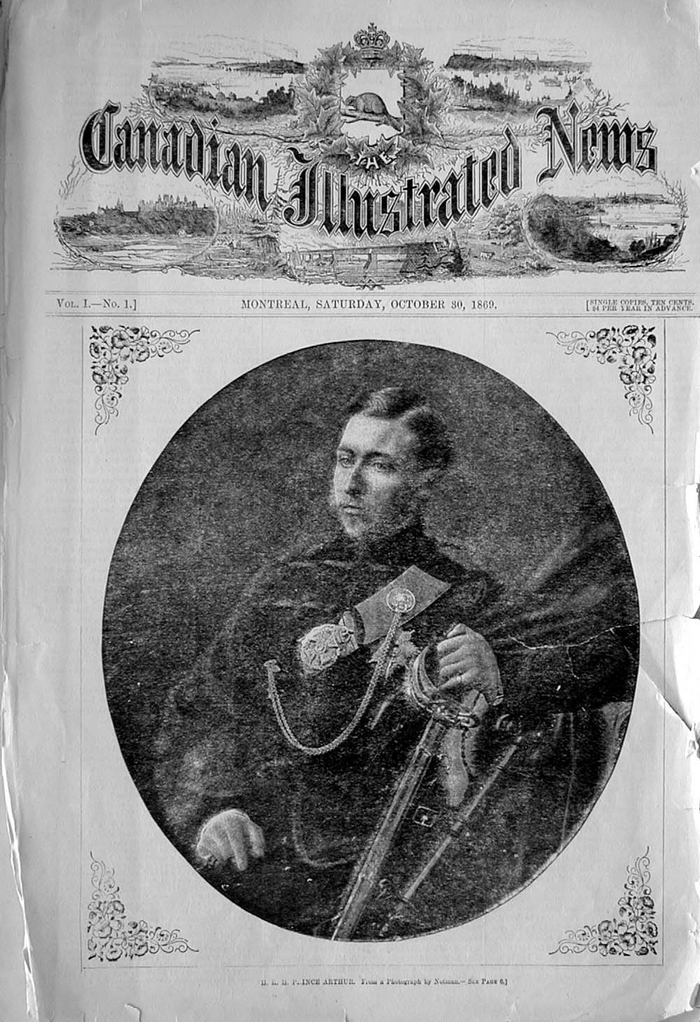 The Canadian Illustrated News, 1st edition 30th October 1869,
