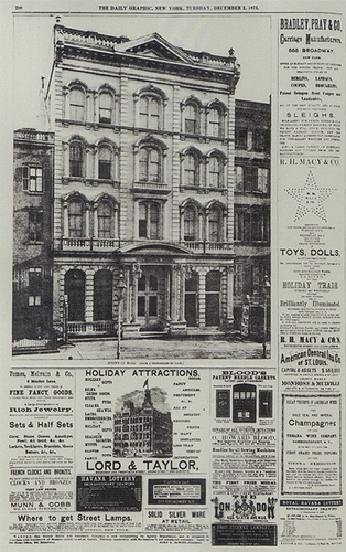 The Daily Graphic, New York, December 2, 1873 featuring Steinway Hall picture