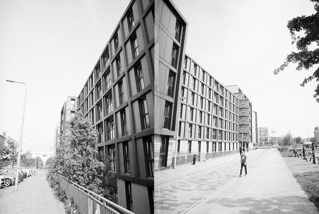 Diptych of student halls. LC-A Wide. 2024