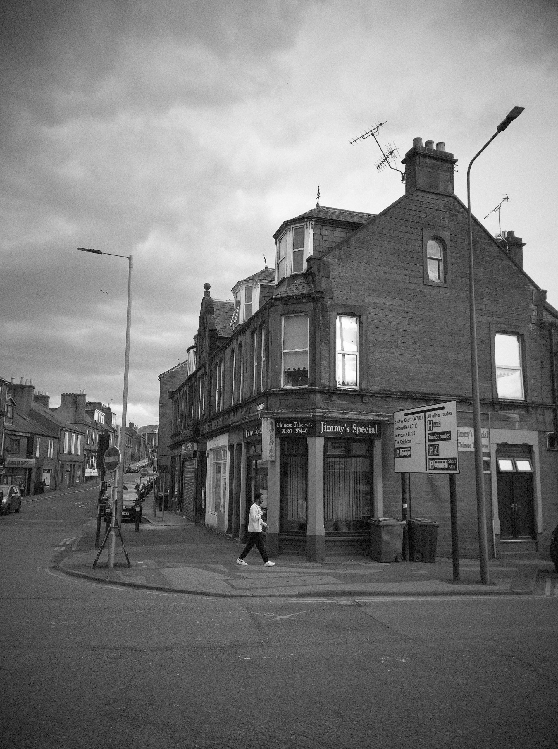 sample image with Flashback B&W filter. Flashback ONE35 V2. Dumfries 2026